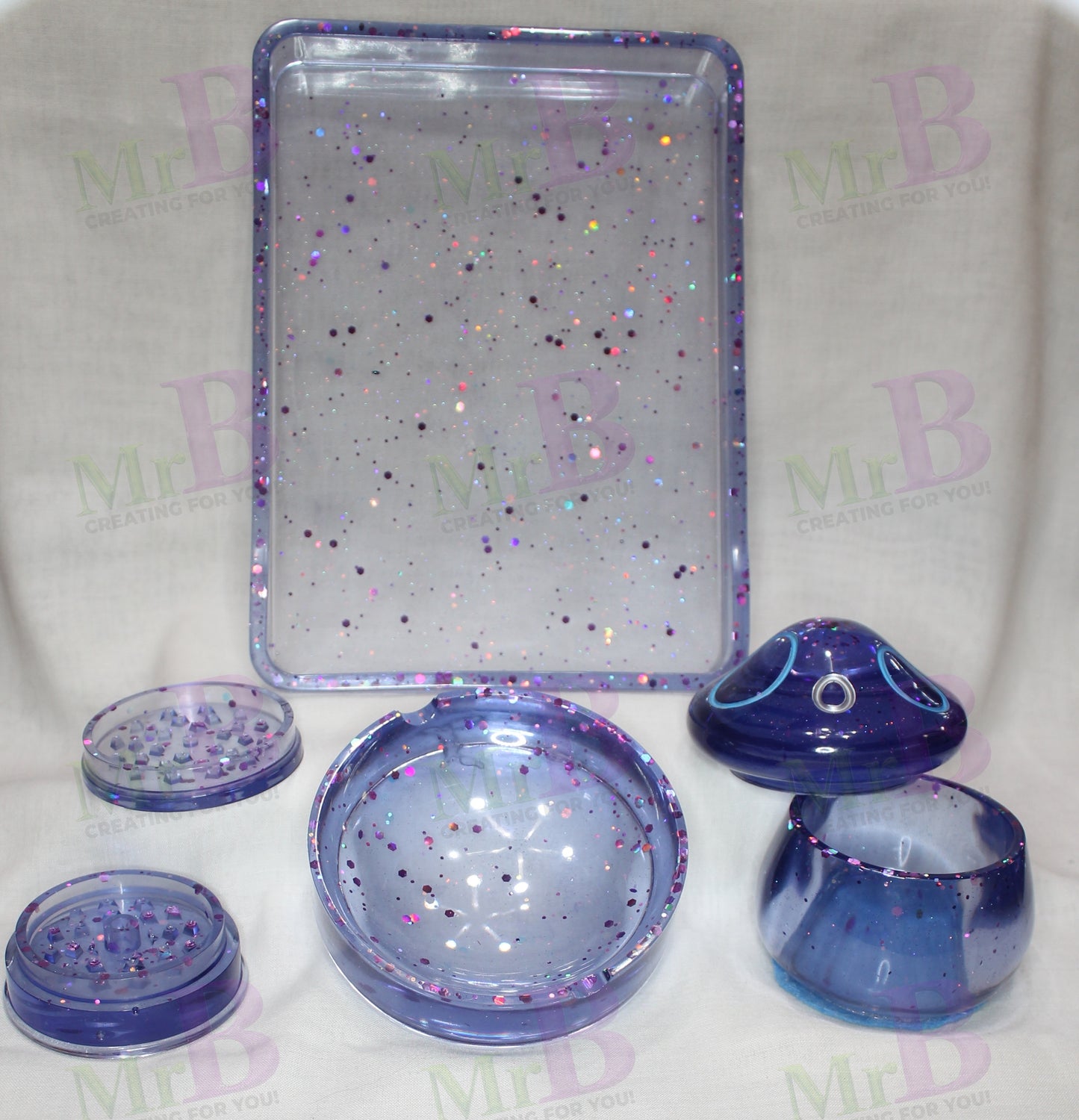 Magic Mushroom Glitter Tray Set